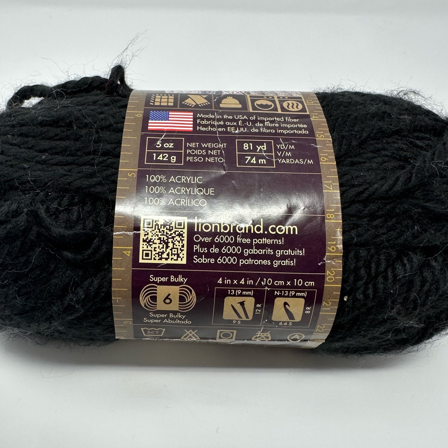 Lion Brand Yarns Hometown Super Bulky Yarn 100% Acrylic 5 oz