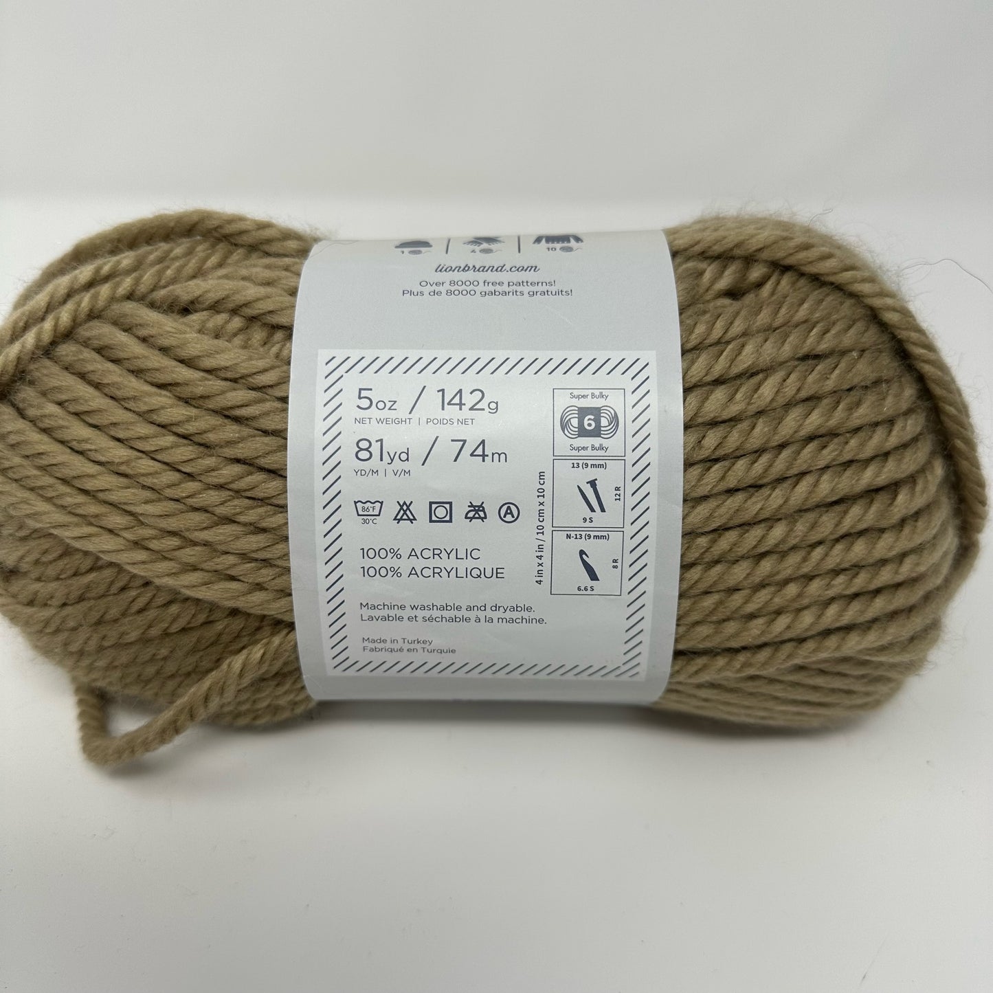 Lion Brand Yarns Hometown Super Bulky Yarn 100% Acrylic 5 oz