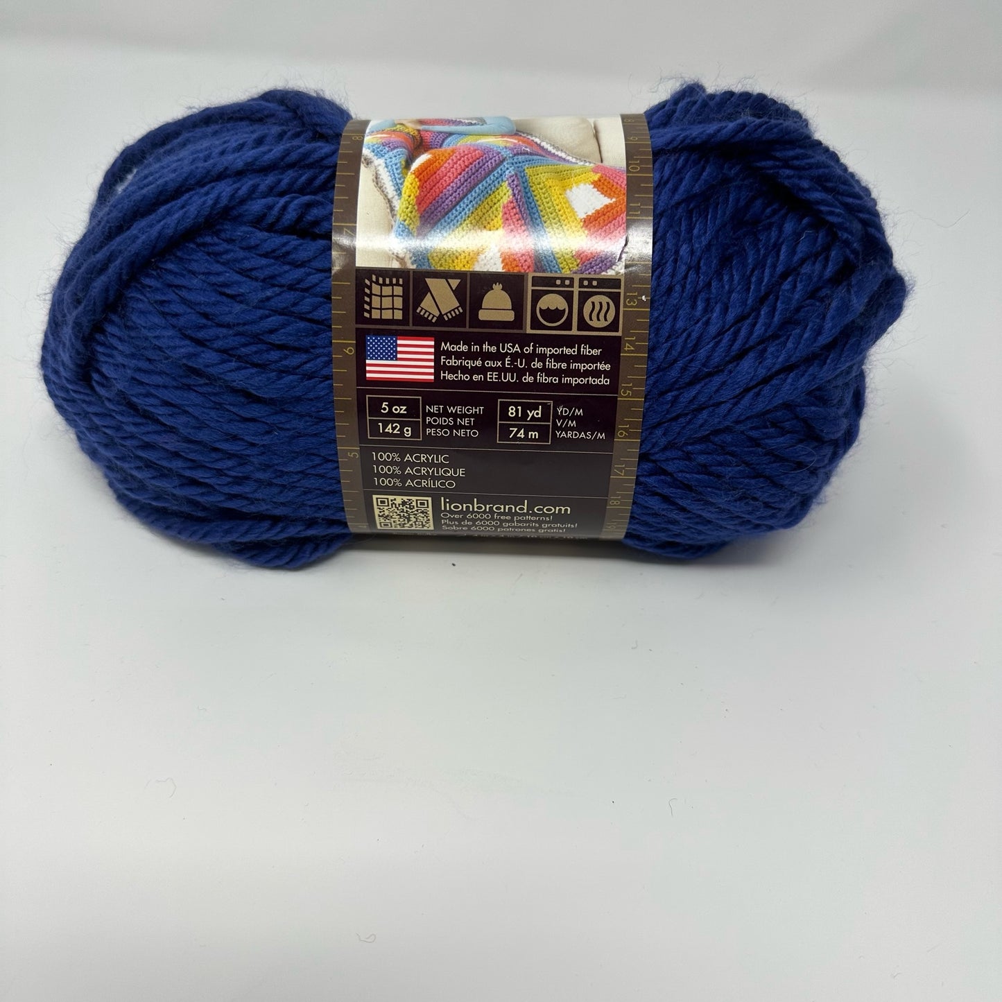 Lion Brand Yarns Hometown Super Bulky Yarn 100% Acrylic 5 oz
