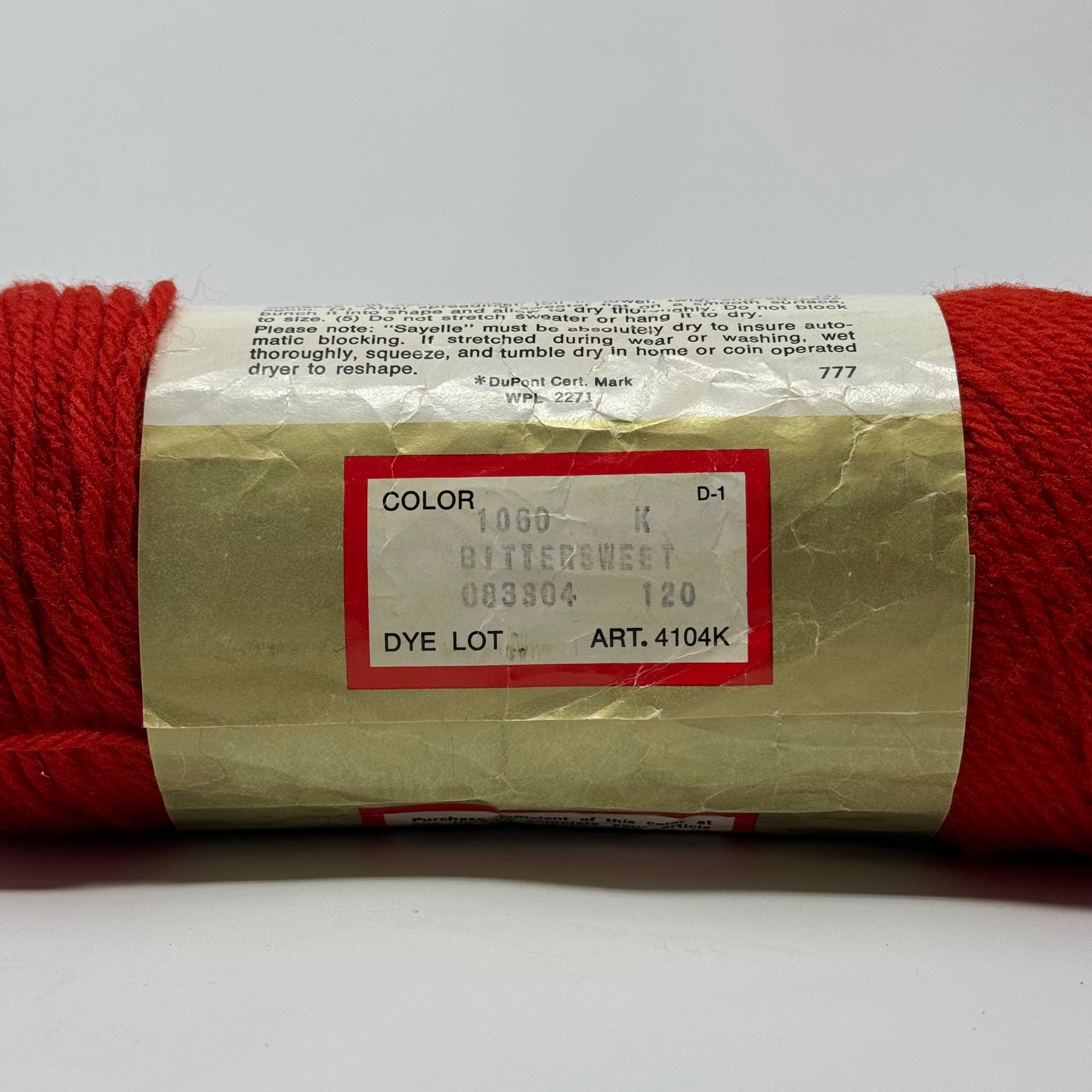 Vintage Sayelle Yarn