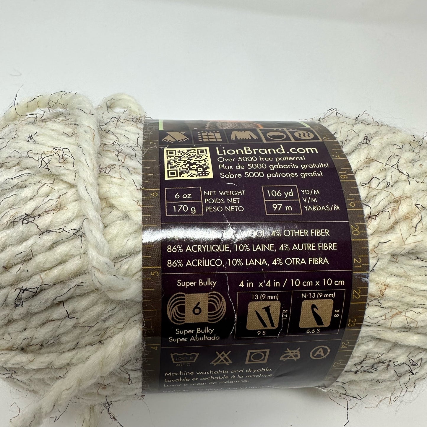 Lion Brand Yarns Wool Ease Thick & Quick Super Bulky Yarn