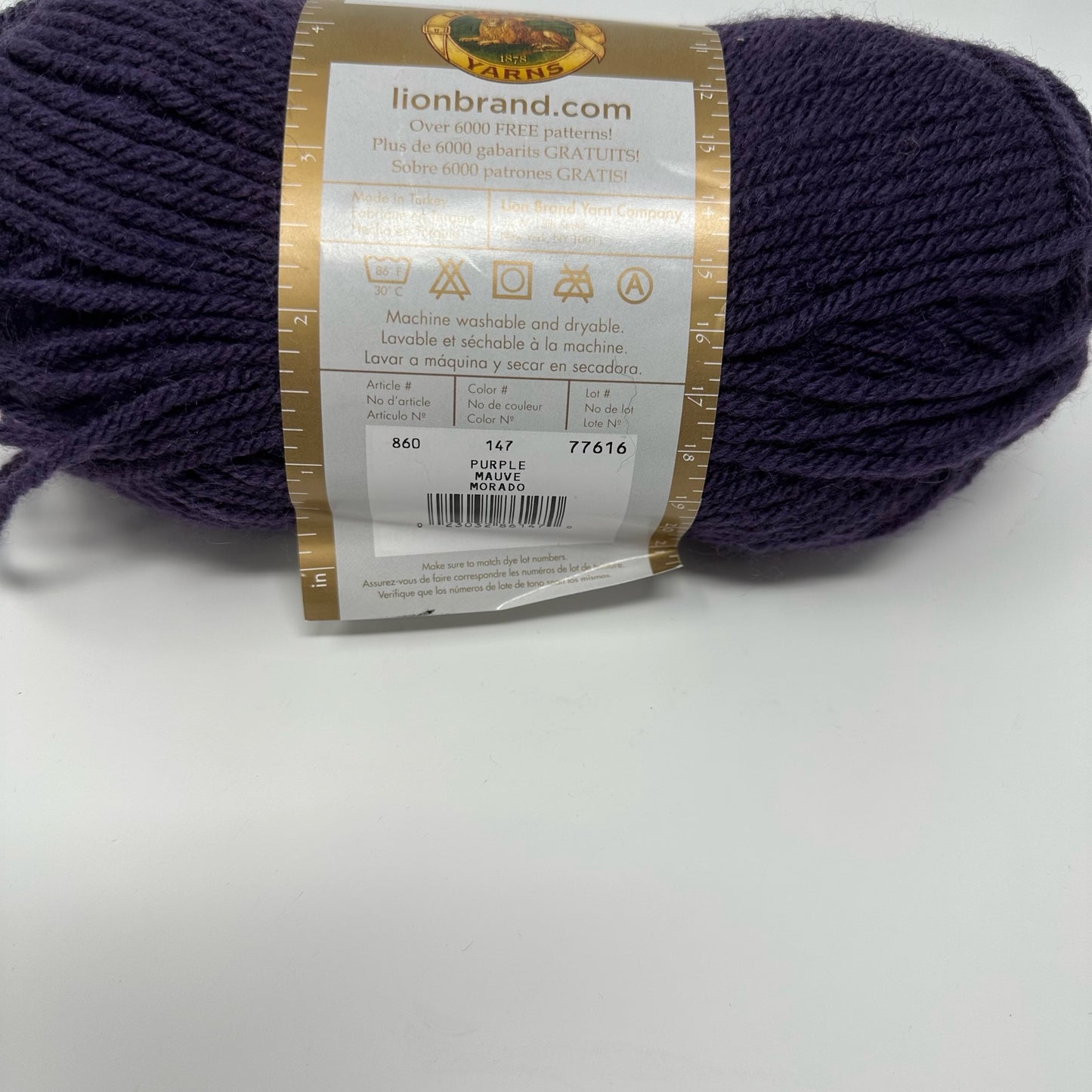 Lion Brand Yarns Vanna’s Choice Medium Worsted Weight Yarn Acrylic 3.5 oz
