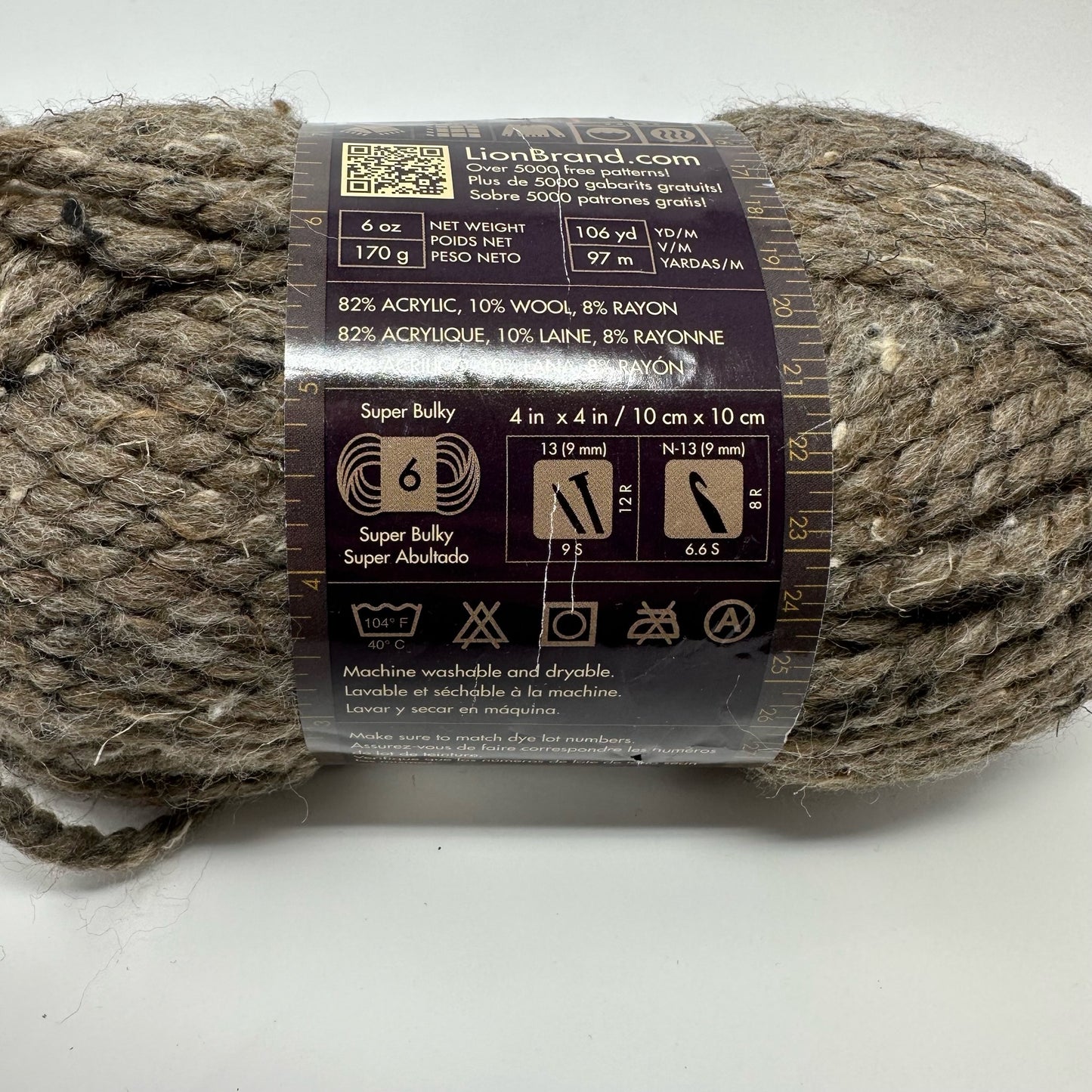 Lion Brand Yarns Wool Ease Thick & Quick Super Bulky Yarn