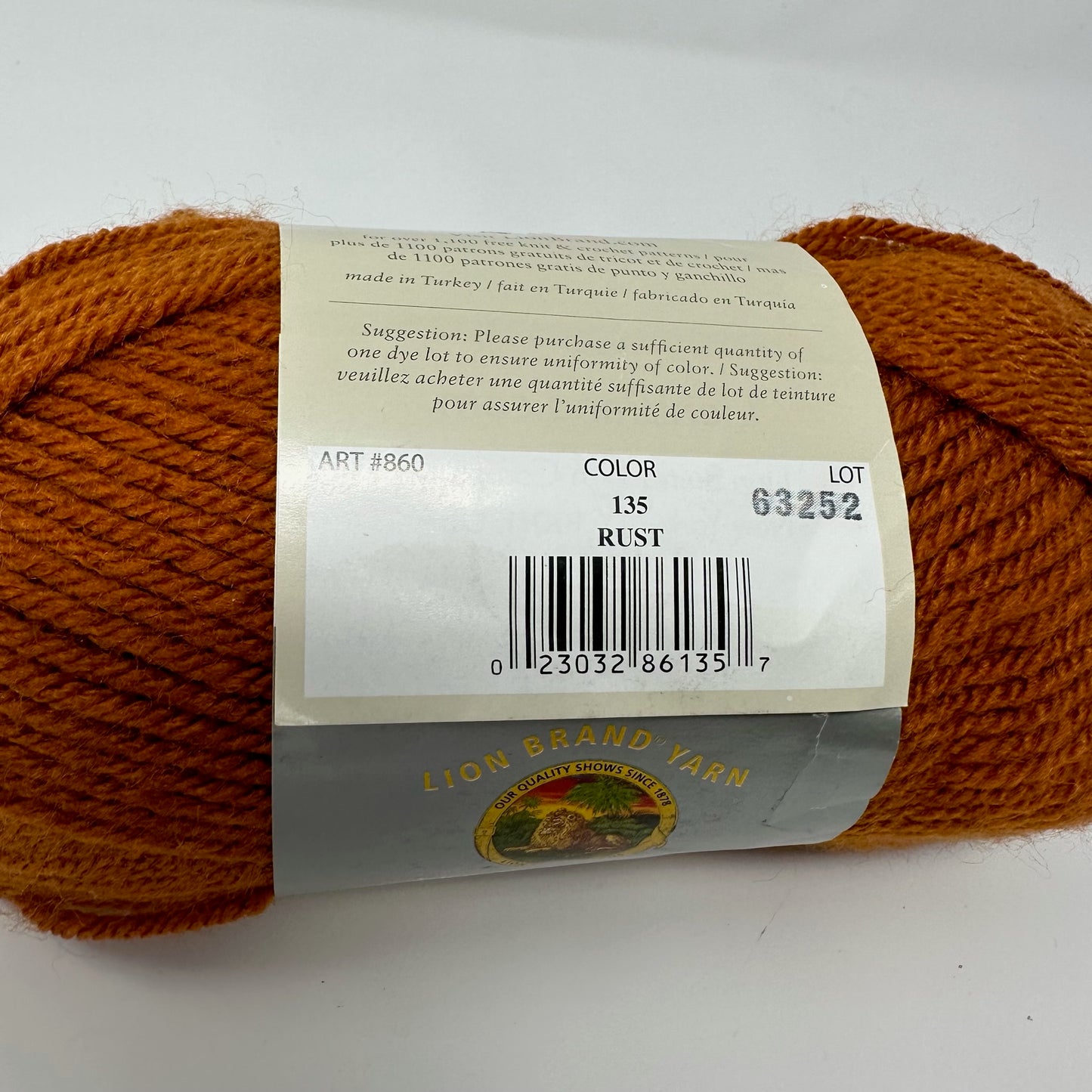 Lion Brand Yarns Vanna’s Choice Medium Worsted Weight Yarn Acrylic 3.5 oz
