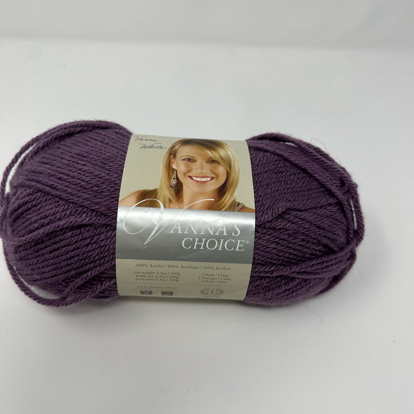 Lion Brand Yarns Vanna’s Choice Medium Worsted Weight Yarn Acrylic 3.5 oz