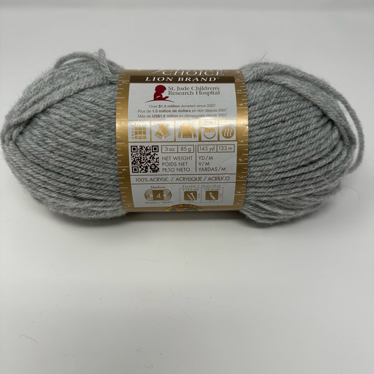Lion Brand Yarns Vanna’s Choice Medium Worsted Weight Yarn Acrylic 3.5 oz