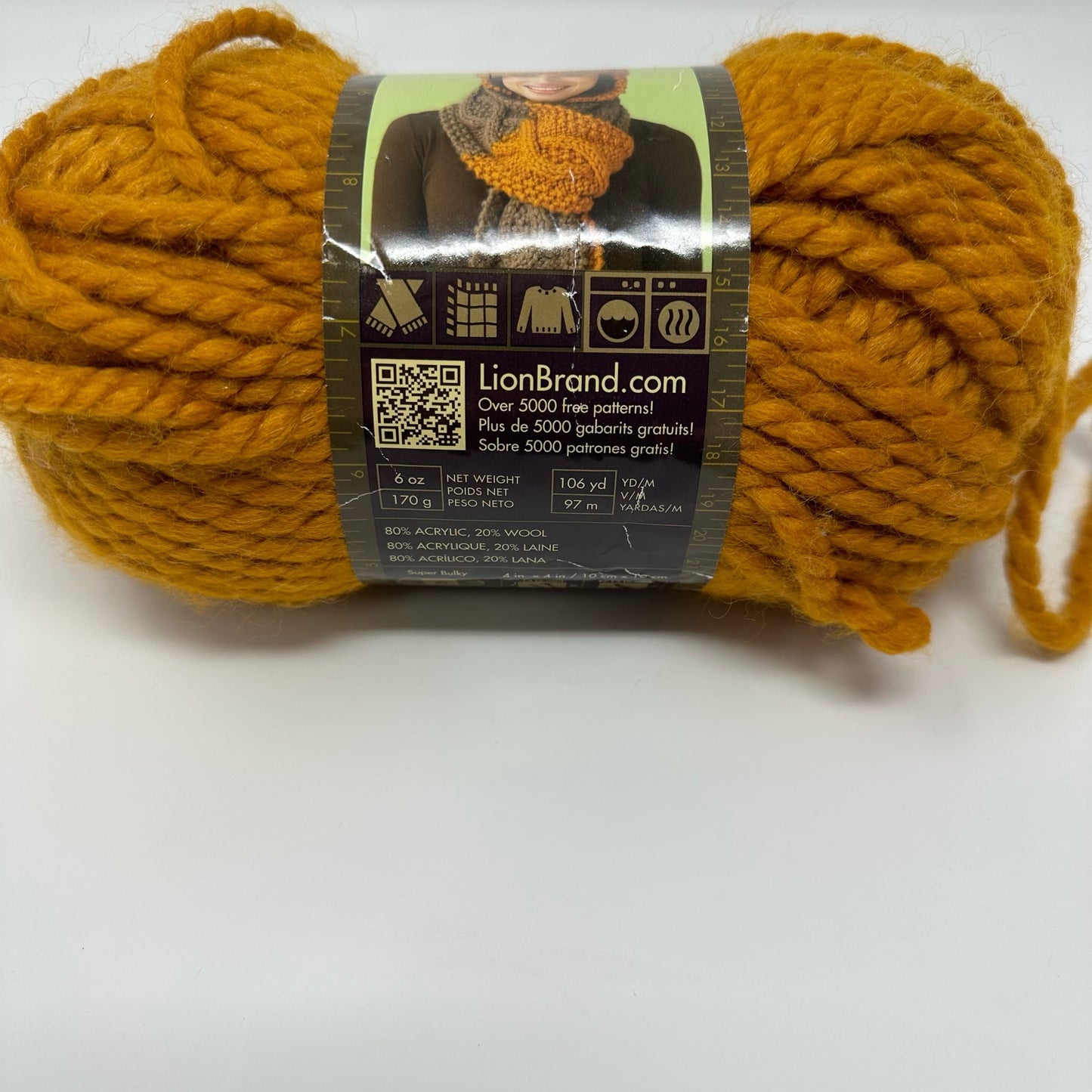 Lion Brand Yarns Wool Ease Thick & Quick Super Bulky Yarn