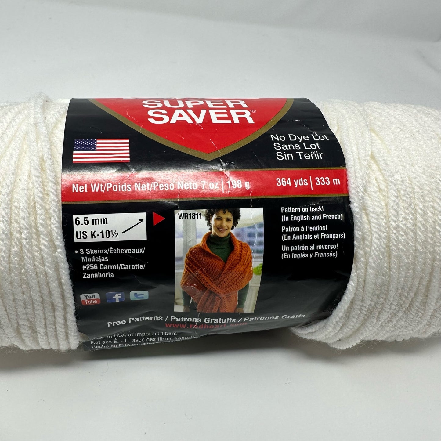Red Heart Super Saver Yarn 6 oz